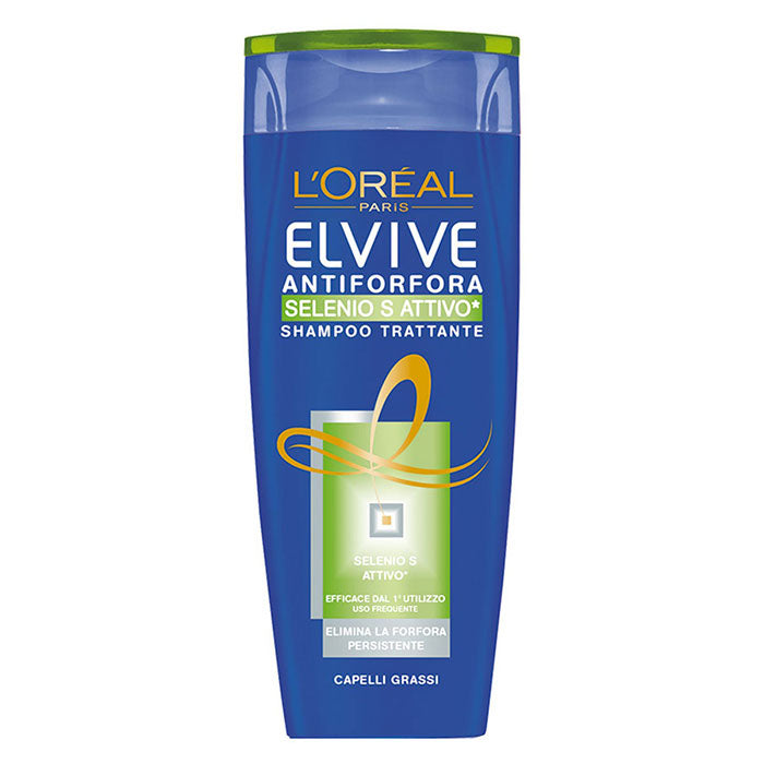 L'OREAL ELVIVE SHAMPOO ANTIFORFORA INTENSIVO GRASSI 250 ML - Tre Pi Profumerie
