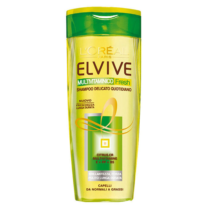 L'OREAL ELVIVE SHAMPOO MULTIVITAMINICO FRESH 200 ML - Tre Pi Profumerie