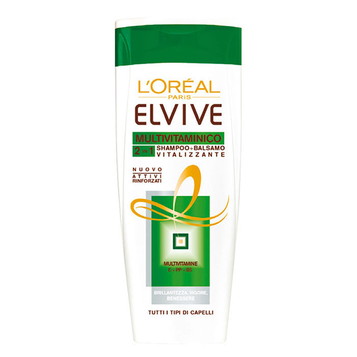 L'OREAL ELVIVE SHAMPOO MULTIVITAMINICO 2 IN 1 250 ML - Tre Pi Profumerie