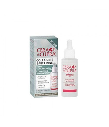 CERA DI CUPRA SIERO COLLAGENE & VITAMINE 30 ML - Tre Pi Profumerie
