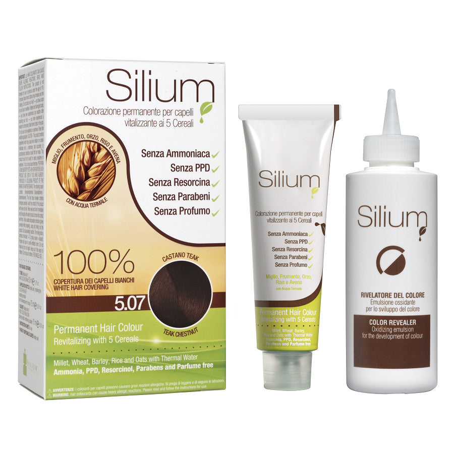 SILIUM COLORAZIONE CREMA CASTANO TEAK 5.07*** - Tre Pi Profumerie