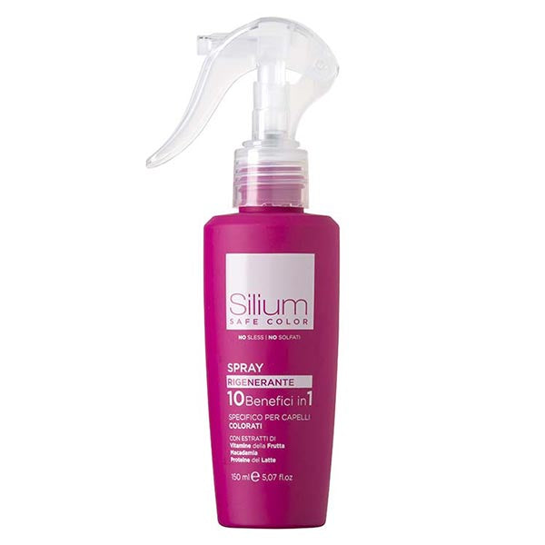 SILIUM SPRAY RIGENERANTE 10 BENEFICI IN1 CAPELLI COLORATI 150 ML - Tre Pi Profumerie