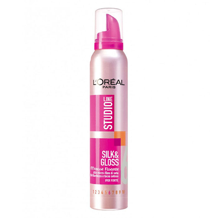 L'OREAL STUDIO LINE SILK & GLOSS FIXING MOUSSE 150 ML*** - Tre Pi Profumerie
