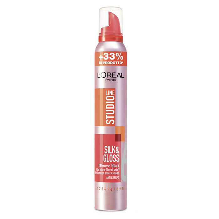 L'OREAL STUDIO LINE SILK & GLOSS MOUSSE RICCI 200 ML - Tre Pi Profumerie