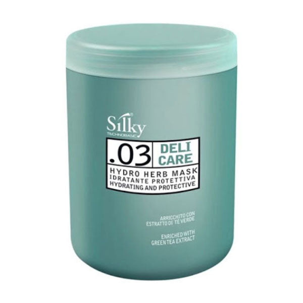 SILKY 03 DELICARE MASCHERA CAPELLI HERB HYDRO 1000 ML - Tre Pi Profumerie