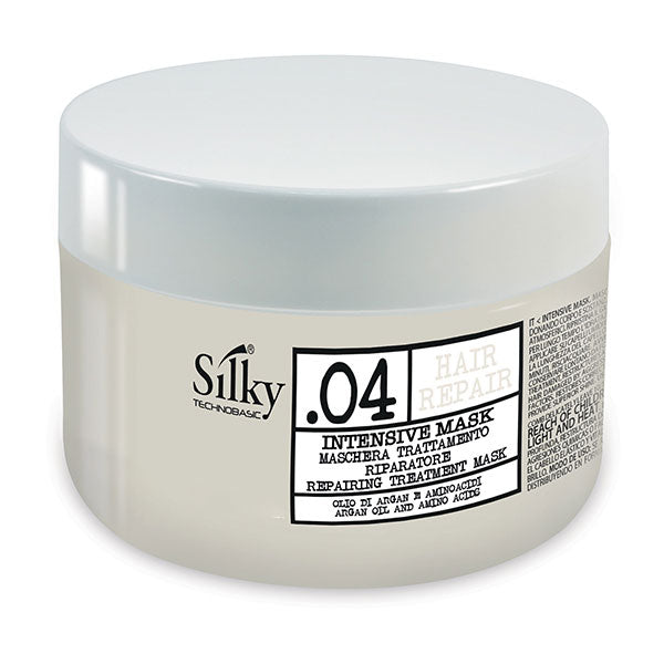 SILKY 04 HAIR REPAIR MASCHERA CAPELLI INTENSIVE 250 ML - Tre Pi Profumerie