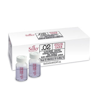 SILKY LOZIONI GOCCE DI LINO RISTRUTTURANTE 10 FIALE - Tre Pi Profumerie