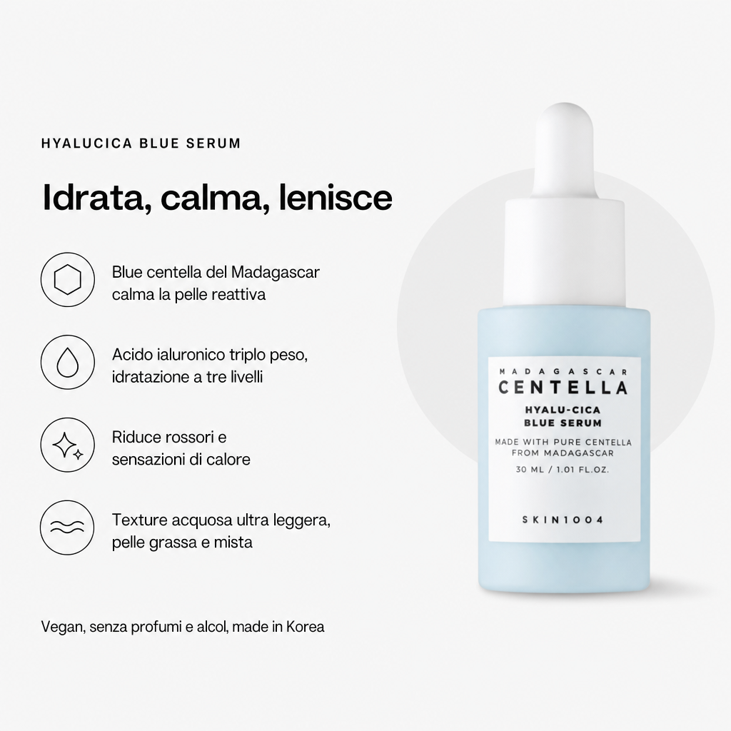 Skin1004 Centella Hyalu-Cica Blue Serum – Siero Idratante