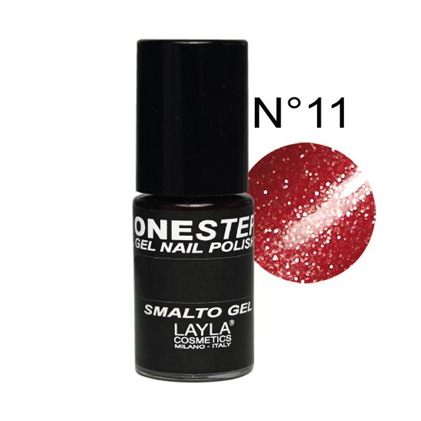 LAYLA ONE STEP GEL NAILPOLISH RED COMET 11 - Tre Pi Profumerie