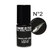 LAYLA ONE STEP GEL NAILPOLISH 100% BLACK 02 - Tre Pi Profumerie
