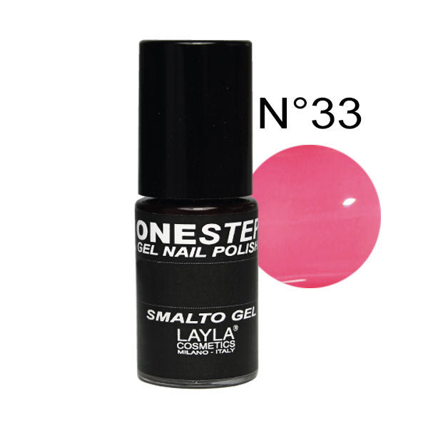 LAYLA ONE STEP GEL NAILPOLISH SUNSET FLUO 33 - Tre Pi Profumerie
