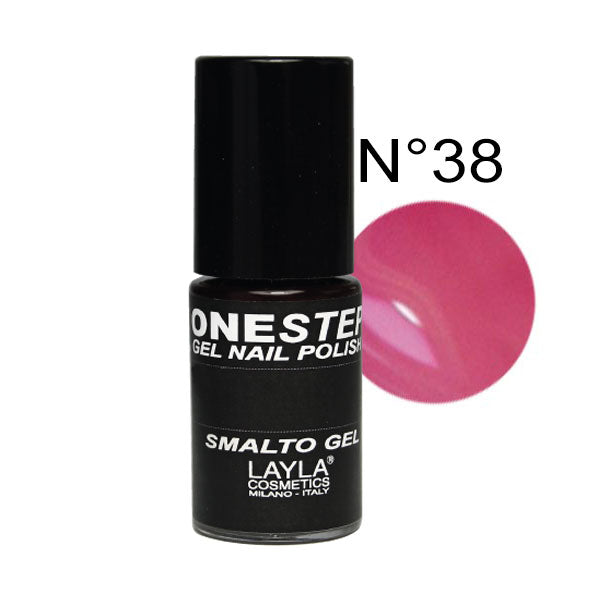 LAYLA ONE STEP GEL NAILPOLISH MALVA 38 - Tre Pi Profumerie