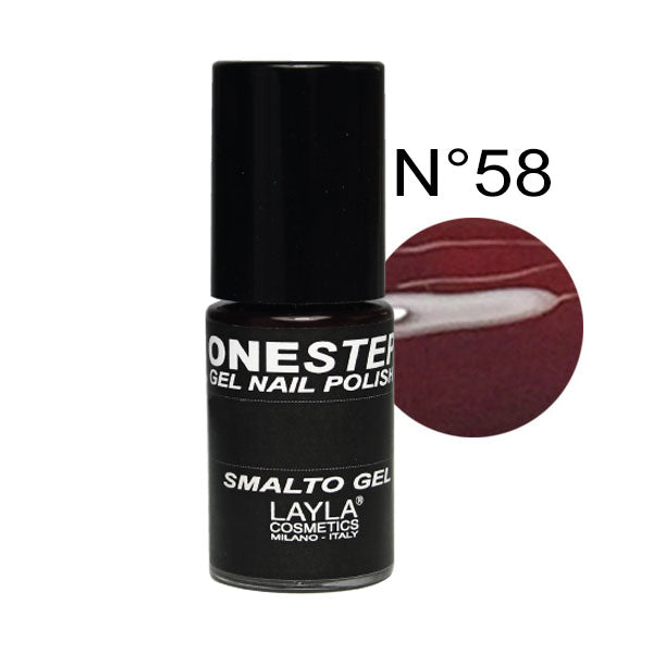 LAYLA ONE STEP GEL NAILPOLISH 1 BRICK 2 BRICKS 58 - Tre Pi Profumerie