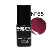LAYLA ONE STEP GEL NAILPOLISH RED PLUM 65 - Tre Pi Profumerie