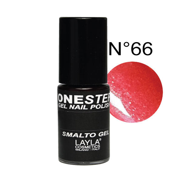 LAYLA ONE STEP GEL NAILPOLISH POPPY PEACH 66 - Tre Pi Profumerie