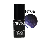 LAYLA ONE STEP GEL NAILPOLISH PURPLE PANIC 69 - Tre Pi Profumerie