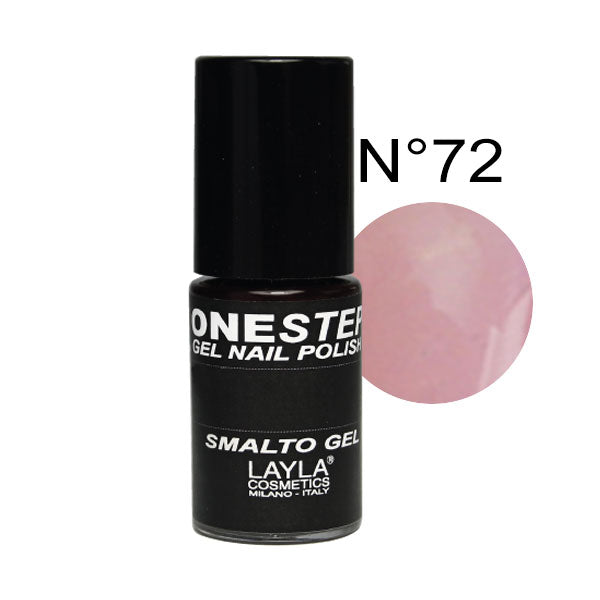 LAYLA ONE STEP GEL NAILPOLISH MILKY PINK 72 - Tre Pi Profumerie