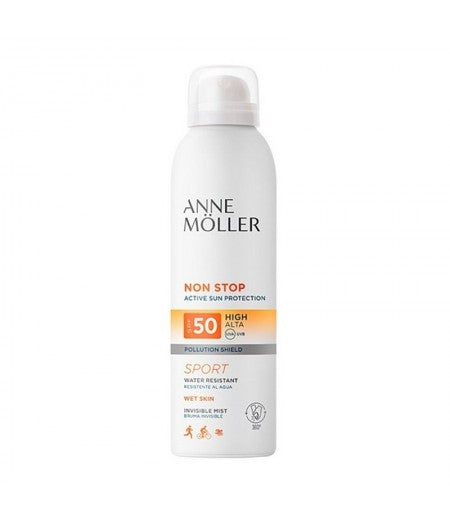 ANNE MOLLER PROTEZIONE SOLARE NON STOP INVISIBLE SF50 200 ML - Tre Pi Profumerie