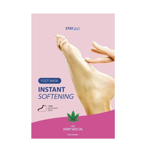 STAY WELL MASCHERA PIEDI FOOT MASK HEMP - Tre Pi Profumerie