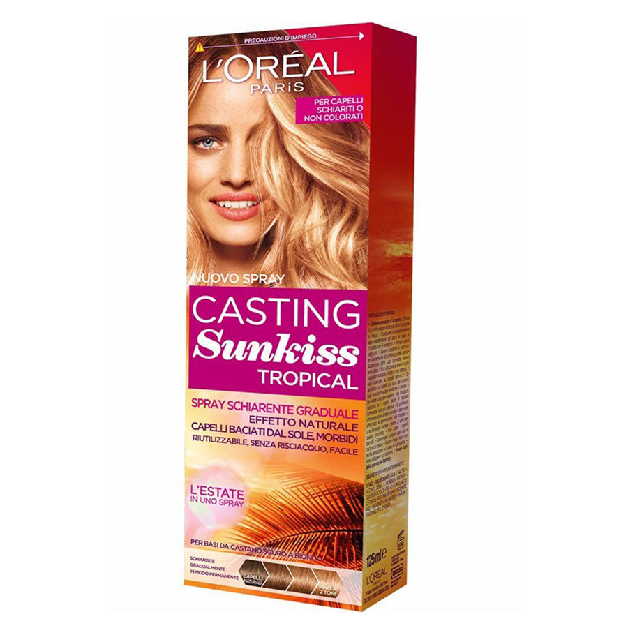 L'OREAL CASTING SUNKISSTROPICAL SPRAY CASTANO SCURO-BIOND 125ML - Tre Pi Profumerie