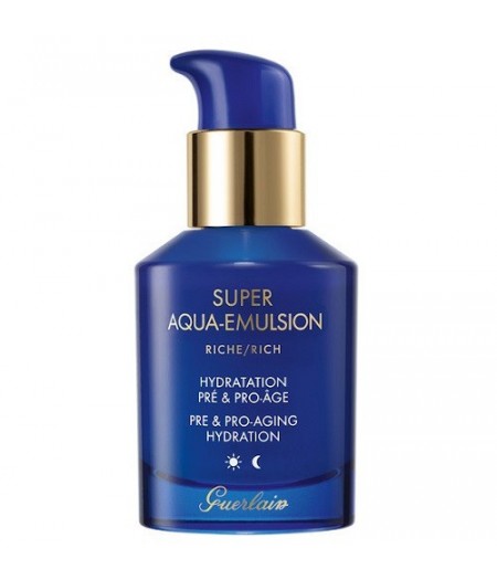 GUERLAIN SUPER AQUA EMULSION RICHE EMULSIONE IDRATANTE 50 ML - Tre Pi Profumerie