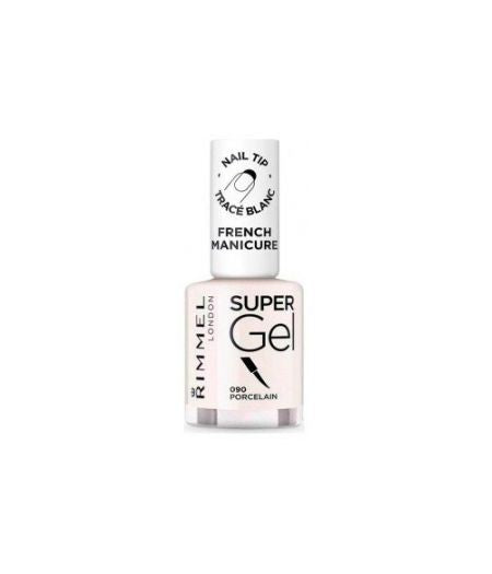 RIMMEL SUPER GEL FRENCHMANICURE SMALTO PORCELAIN 090 - Tre Pi Profumerie