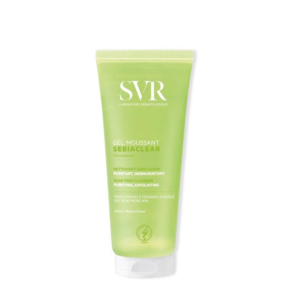 SVR SEBIACLEAR GEL MOUSSANT DETERGENTE SENZA SAPONE 200 ML - Tre Pi Profumerie