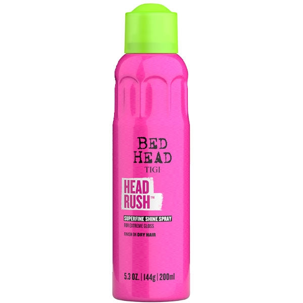 TIGI BED HEAD HEADRUSH SUPERFINE SHINE SPRAY 200 ML - Tre Pi Profumerie