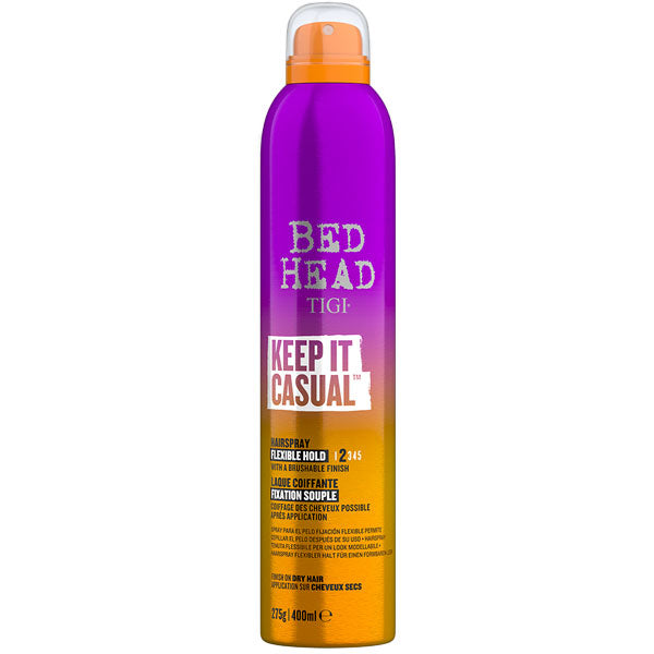 TIGI BED HEAD KEEP IT CASUAL LACCA FISSANTE LEGGERA 400 ML - Tre Pi Profumerie