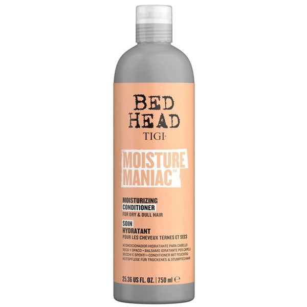 TIGI BED HEAD MOISTURE MANIAC CONDITIONER CAPELLI SECCHI 750 ML - Tre Pi Profumerie