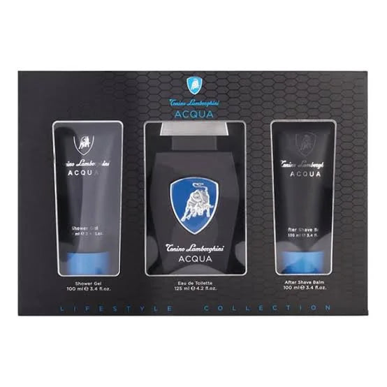 TONINO LAMBORGHINI ACQUA COF. EDT 125ML + A/S 100ML + S/G 100ML