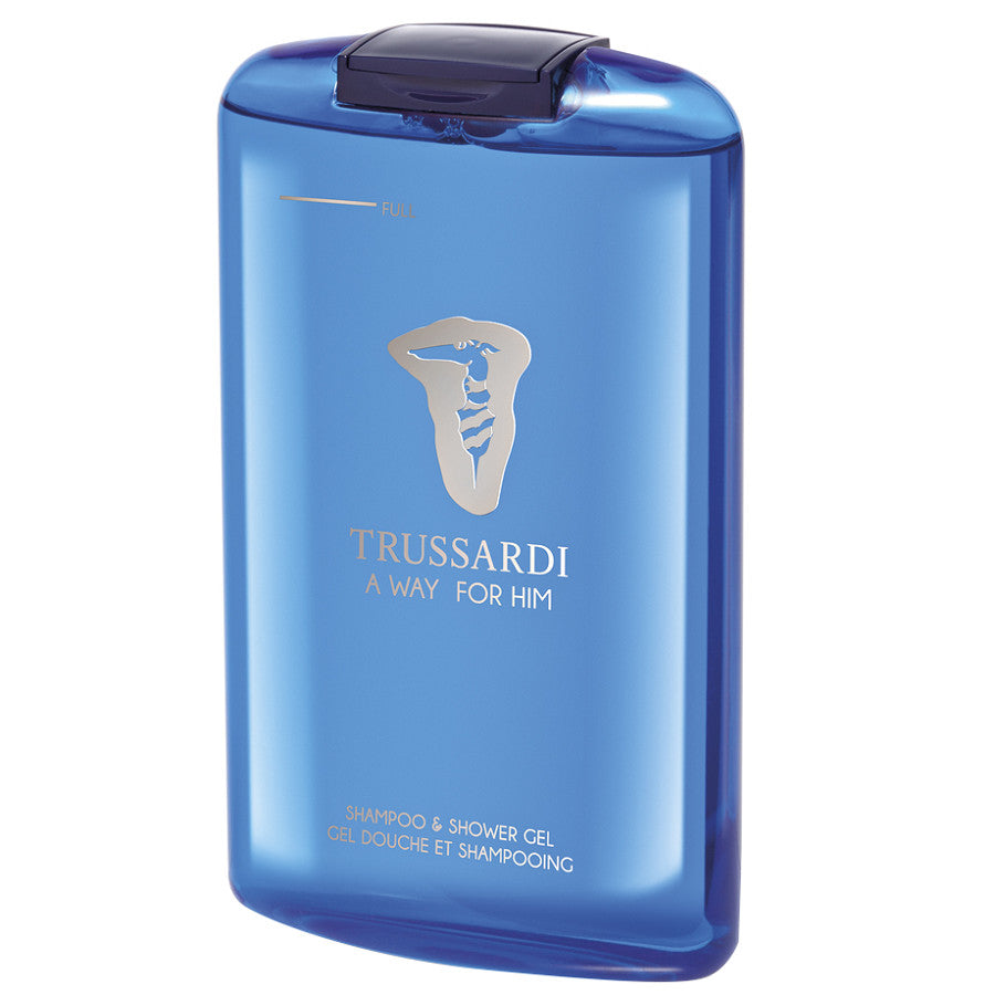 TRUSSARDI A WAY FOR HIMSHAMPOO & SHOWER 200 ML - Tre Pi Profumerie