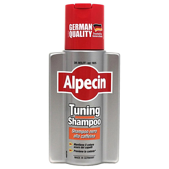 ALPECIN TUNING SHAMPOO NERO ALLA CAFFEINA 200 ML - Tre Pi Profumerie