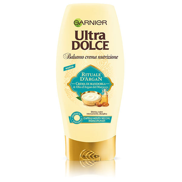 GARNIER ULTRA DOLCE BALSAMO RITUALE D'ARGAN 400 ML - Tre Pi Profumerie