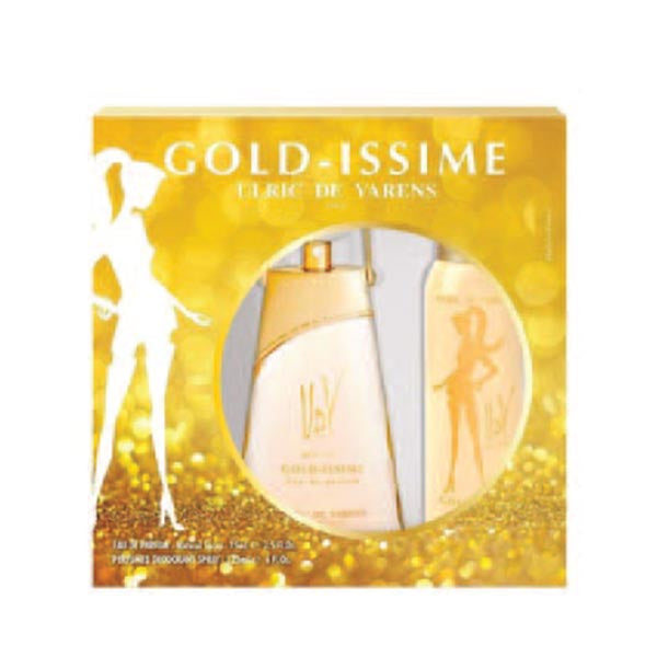 ULRIC DE VARENS COFANETTO GOLD-ISSIME EDP 75 ML + DEO - Tre Pi Profumerie