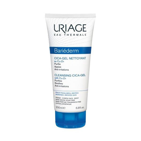 URIAGE BARIEDERM CICA GEL DETERGENTE 200 ML - Tre Pi Profumerie
