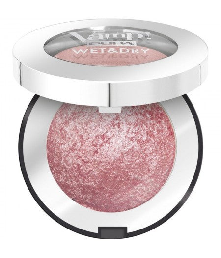 PUPA OMBRETTO VAMP WET E DRY LOMINOUS ROSE 202 - Tre Pi Profumerie