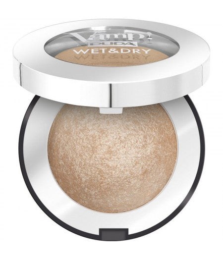 PUPA OMBRETTO VAMP WET E DRY CHAMPAGNE GOLD 100 - Tre Pi Profumerie