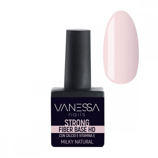 VANESSA NAILS STRONG FIBER BASE HD MILKY NATURAL - Tre Pi Profumerie