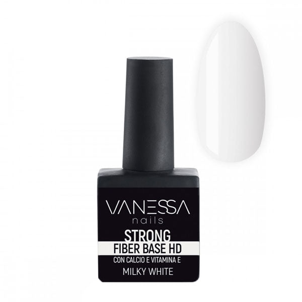 VANESSA NAILS STRONG FIBER BASE HD MILKY WHITE - Tre Pi Profumerie