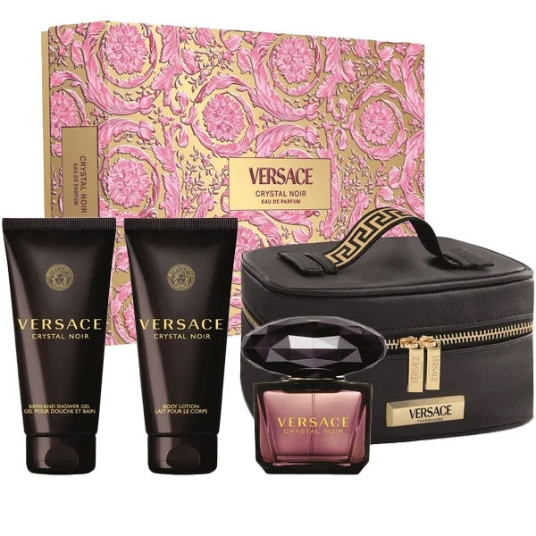 VERSACE COFANETTO REGALO CRYSTAL NOIR EDP90+SG100+BL - Tre Pi Profumerie
