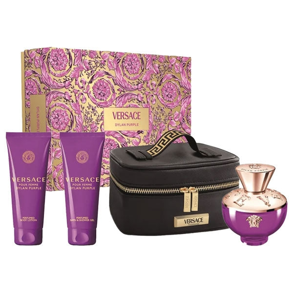 VERSACE COFANETTO REGALO DYLAN PURPLE EDP100+SG100+B - Tre Pi Profumerie