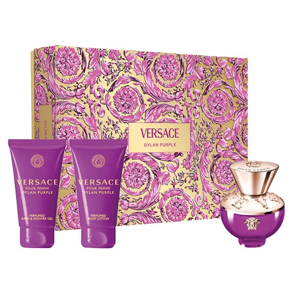 VERSACE COFANETTO REGALO DYLAN PURPLE EDP50+SG50+BL5 - Tre Pi Profumerie
