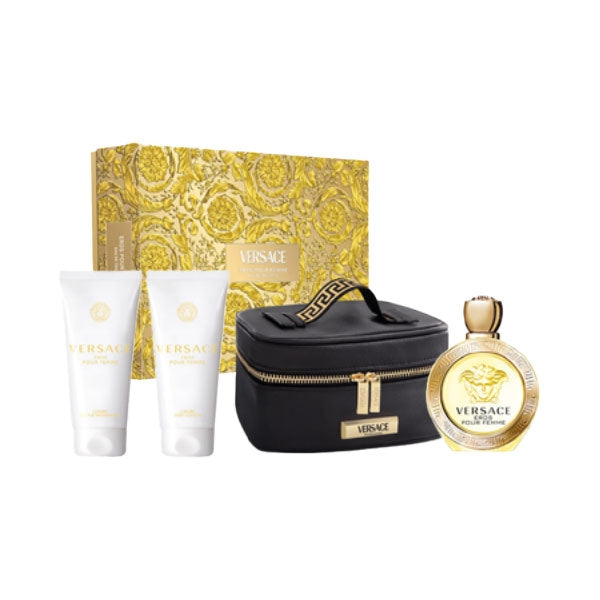 VERSACE COFANETTO REGALO EROS DONNA EDT100+SG100+BL1 - Tre Pi Profumerie