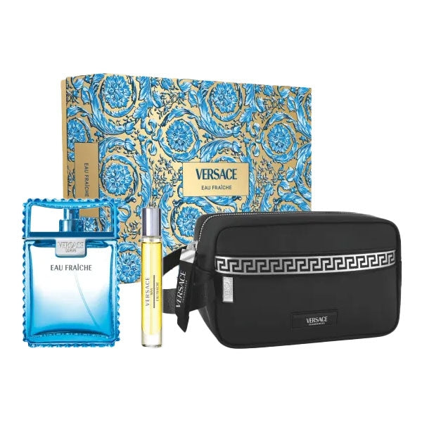 VERSACE COFANETTO REGALO MAN EDT100+10+TROUSSE - Tre Pi Profumerie