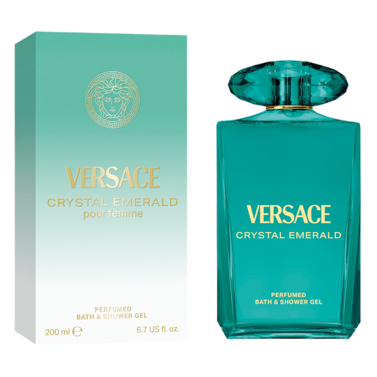 VERSACE CRYSTAL EMERALD POUR FEMME BATH & SHOWER GEL 200 ML