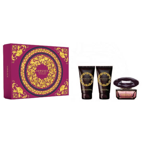 VERSACE CRYSTAL NOIR COFANETTO EDT 50 ML + BODY + DOCCIA - Tre Pi Profumerie