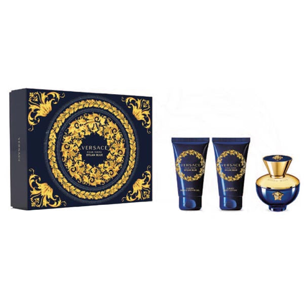 VERSACE DYLAN BLUE POURFEMME COFANETTO EDP 50 + CREMA CORPO - Tre Pi Profumerie