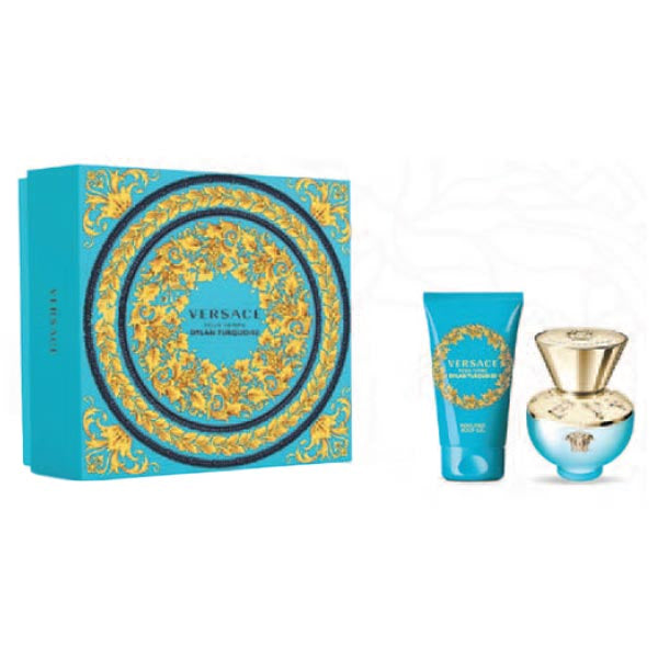 VERSACE POUR FEMME DYLAN TURQUOISE COFANETTO EDT 100 ML - Tre Pi Profumerie