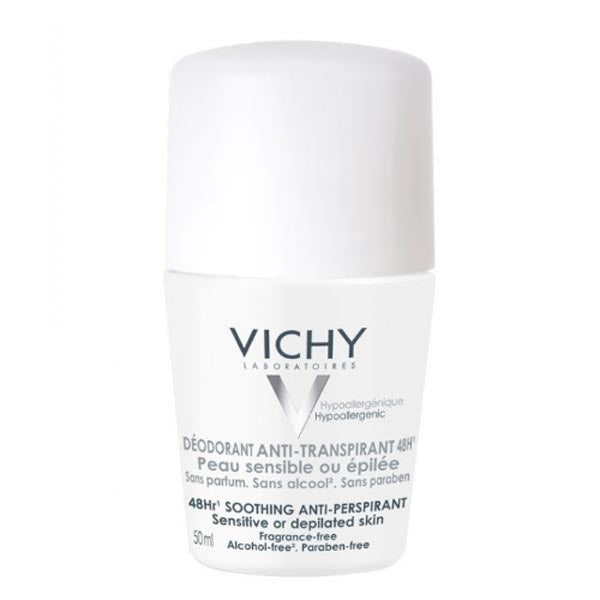 VICHY DEODORANTE BILLE PELLI SENSIBILI ROLL ON 50 ML - Tre Pi Profumerie